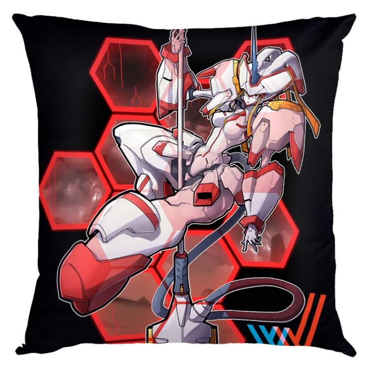 DARLING in the FRANX  Anime square full-color pillow cushion 45X45CM NO FILLING G2-63