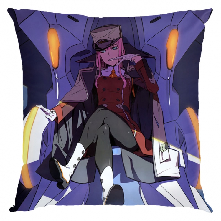 DARLING in the FRANX  Anime square full-color pillow cushion 45X45CM NO FILLING G2-43