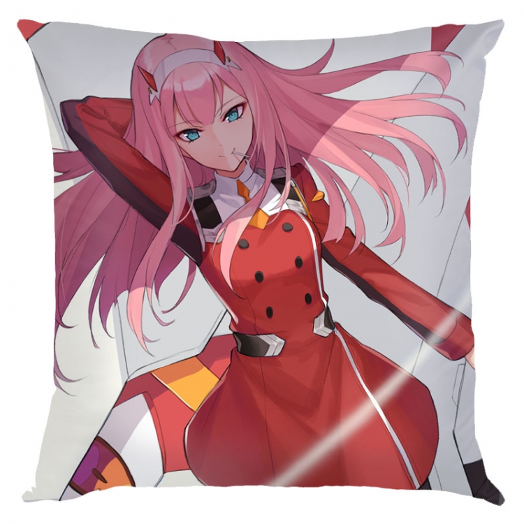 DARLING in the FRANX  Anime square full-color pillow cushion 45X45CM NO FILLING G2-54