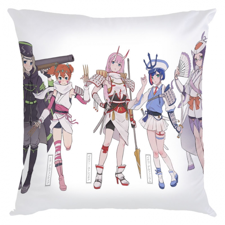 DARLING in the FRANX  Anime square full-color pillow cushion 45X45CM NO FILLING G2-41