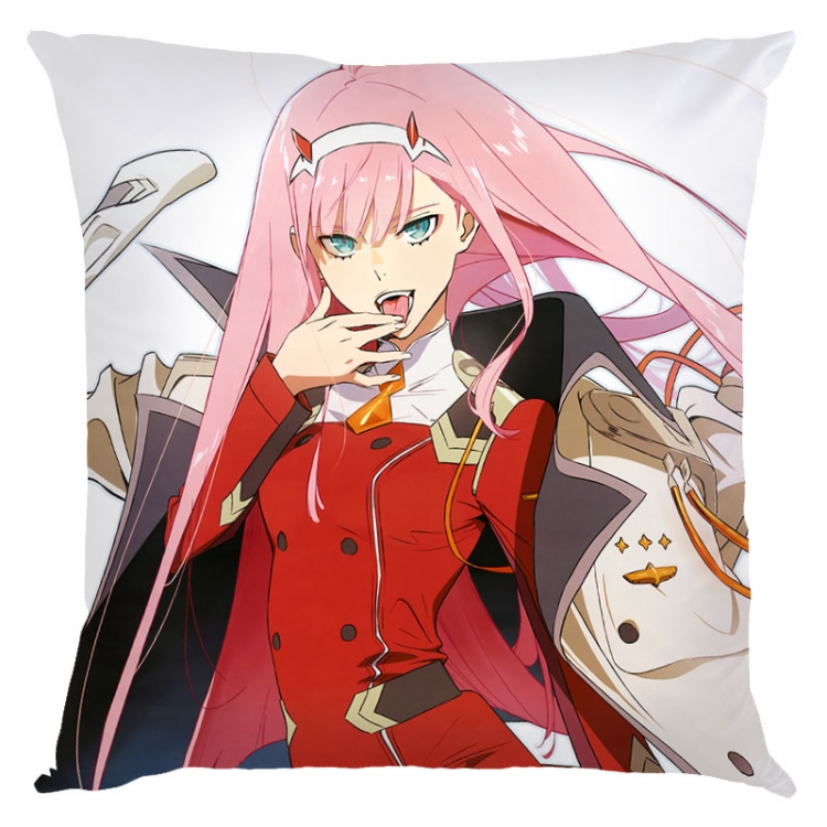 DARLING in the FRANX  Anime square full-color pillow cushion 45X45CM NO FILLING G2-42