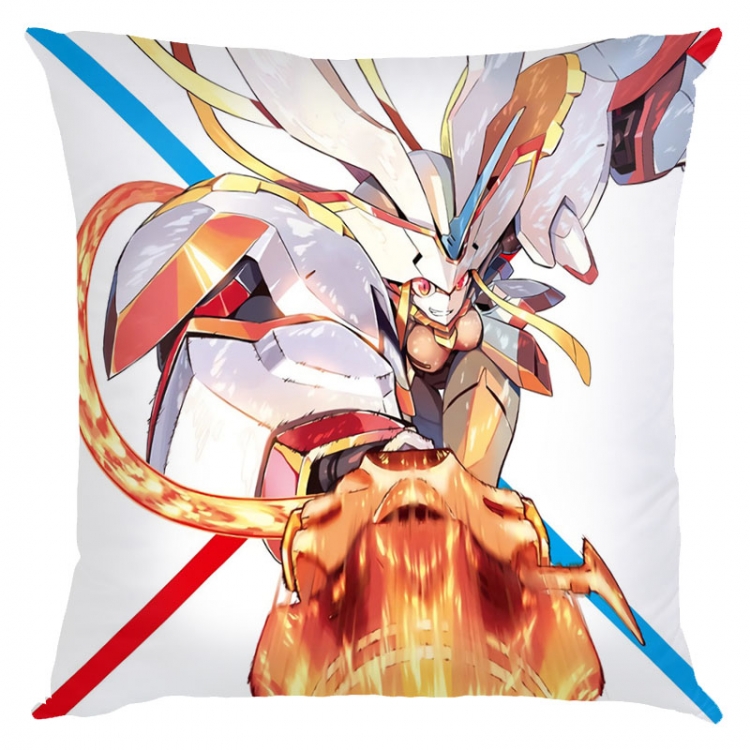 DARLING in the FRANX  Anime square full-color pillow cushion 45X45CM NO FILLING  G2-46