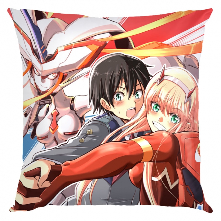 DARLING in the FRANX  Anime square full-color pillow cushion 45X45CM NO FILLING G2-49