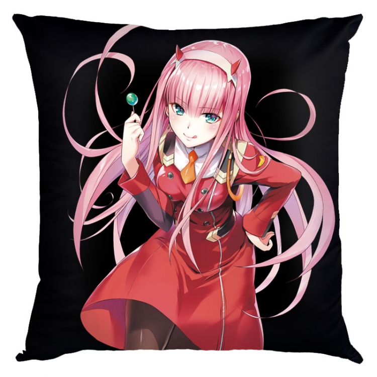 DARLING in the FRANX  Anime square full-color pillow cushion 45X45CM NO FILLING G2-51