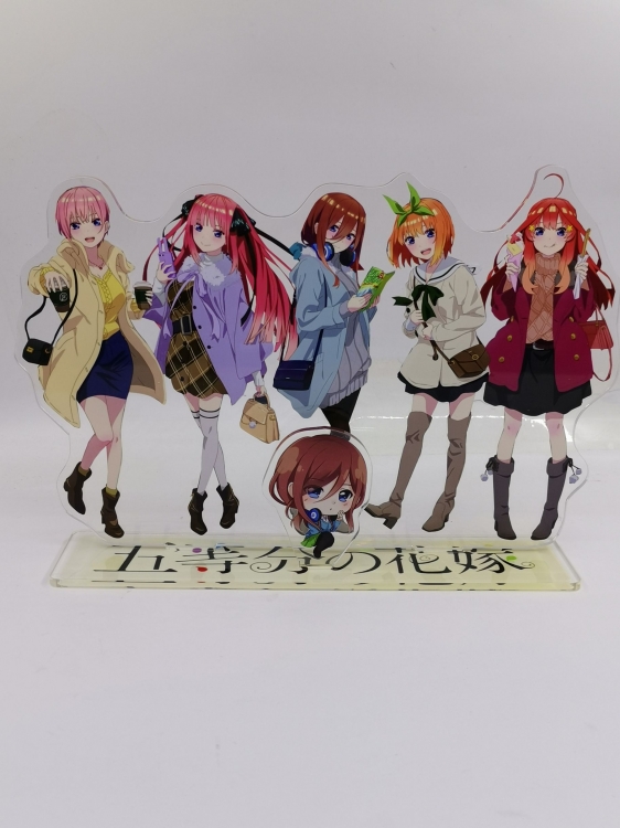 The Quintessential Q Anime Around New Laser Acrylic keychain Standing Plates 25cm