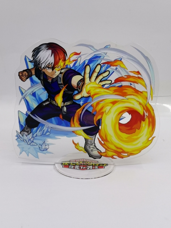 My Hero Academia Anime Laser Acrylic Humanoid  keychain Standing Plates