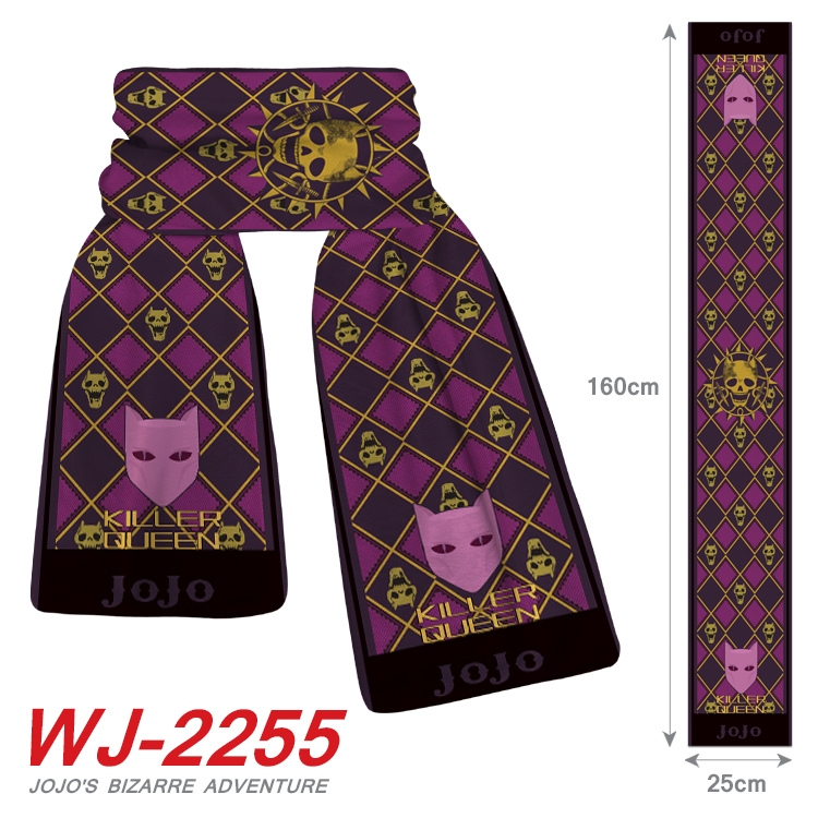 JoJos Bizarre Adventure Anime plush impression scarf   WJ-2255