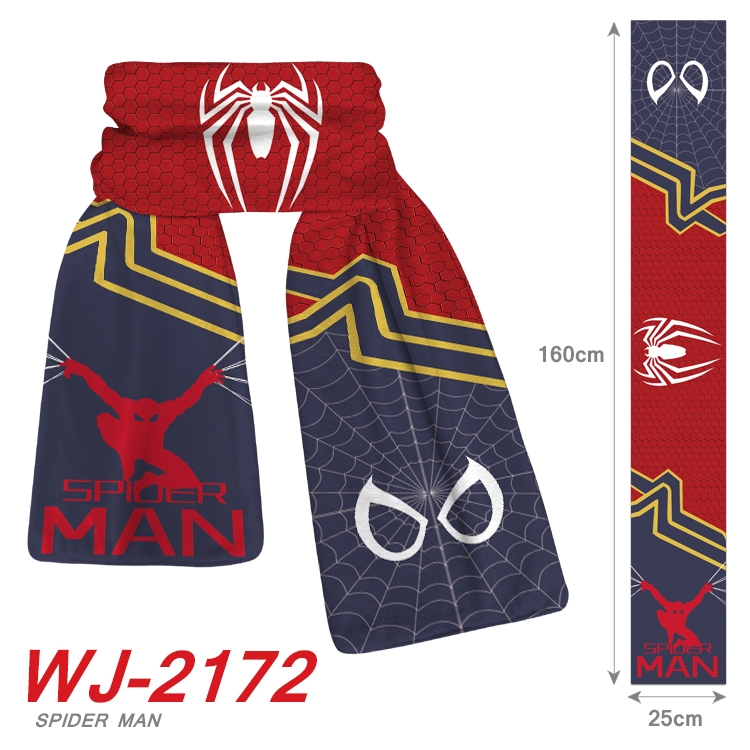 Spiderman Anime Plush Impression Scarf  WJ-2172