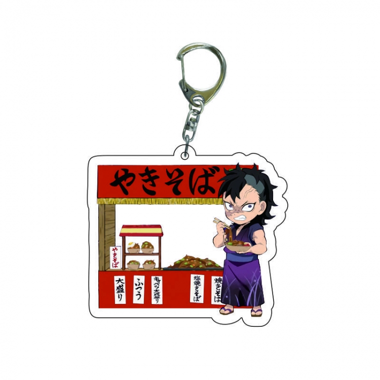 Demon Slayer Kimets Anime acrylic Key Chain  price for 5 pcs 7566