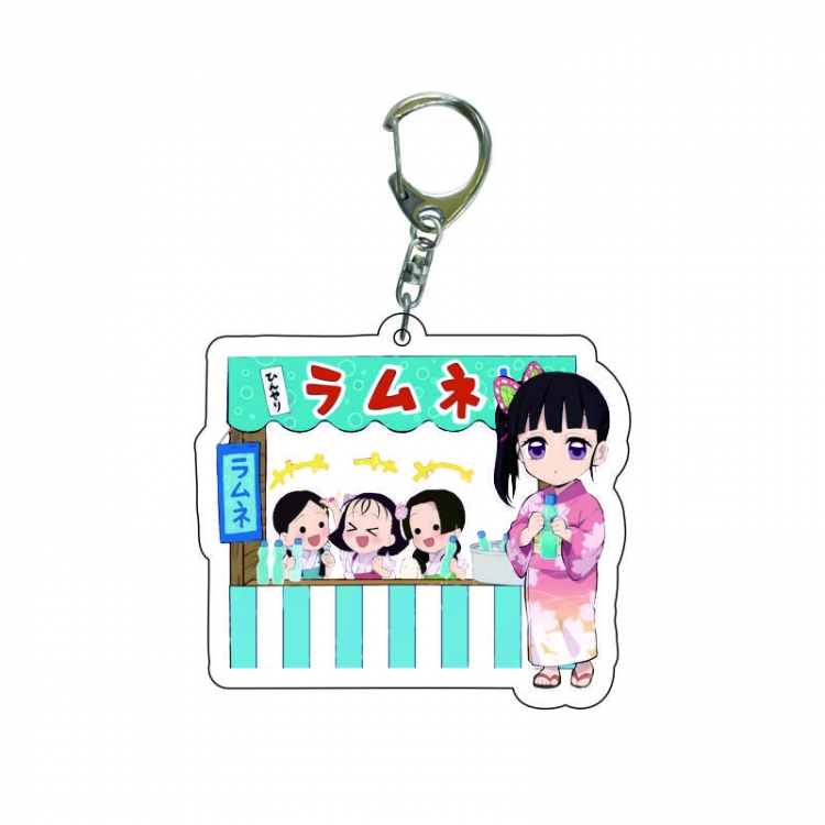 Demon Slayer Kimets Anime acrylic Key Chain  price for 5 pcs  7558