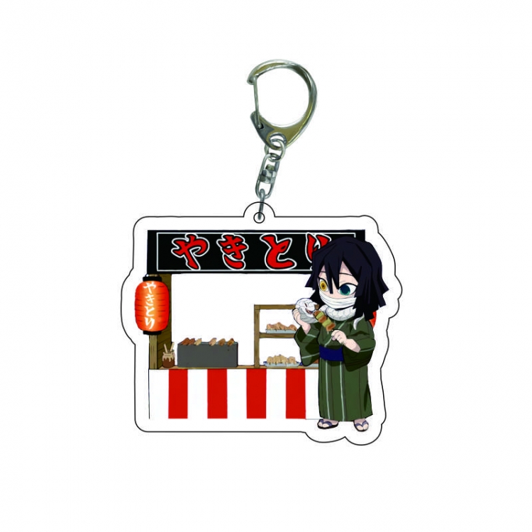 Demon Slayer Kimets Anime acrylic Key Chain  price for 5 pcs  7559