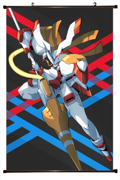 DARLING in the FRANX Anime black Plastic rod Cloth painting Wall Scroll 60X90CM   G2-28