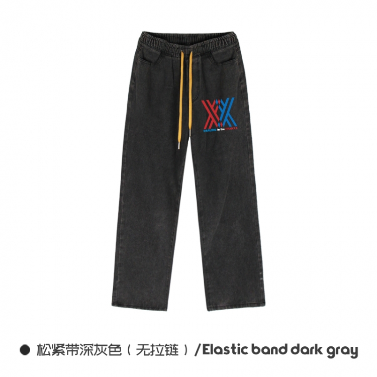 DARLING in the FRANX Elasticated No-Zip Denim Trousers from M to 3XL NZCK01-7