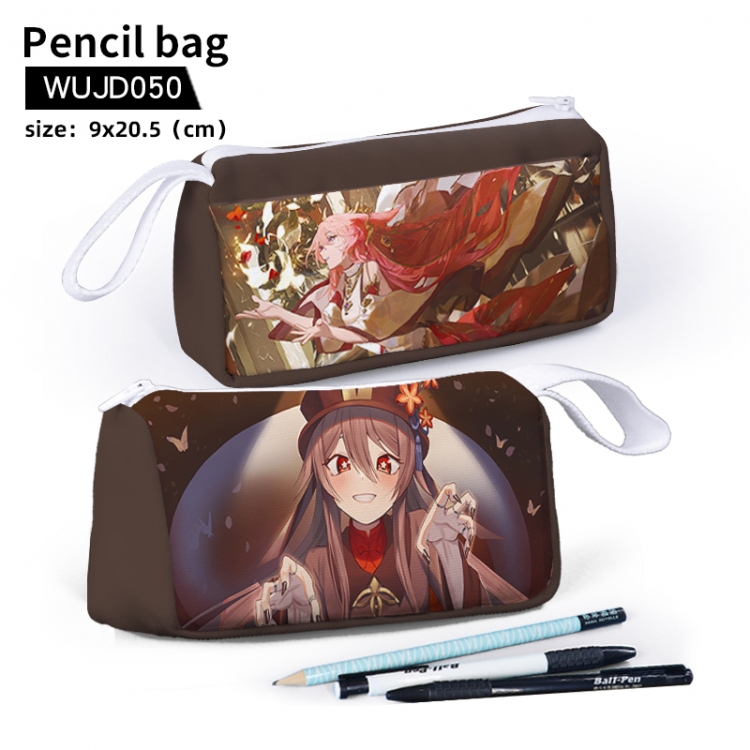 Genshin Impact Game stationery bag pencil case 9X20.5cm support to map customization WUJD050