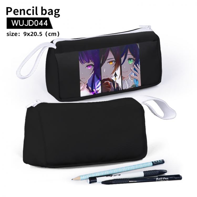 Genshin Impact Game stationery bag pencil case 9X20.5cm support to map customization WUJD044