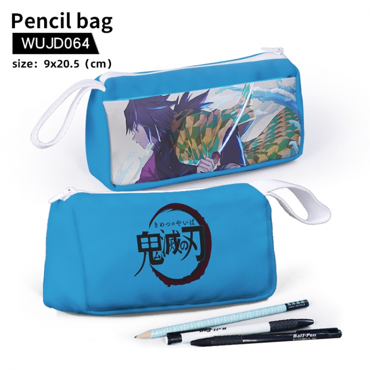 Demon Slayer Kimets Anime-Stationary bag pencil case 9X20.5cm support customization WUJD064