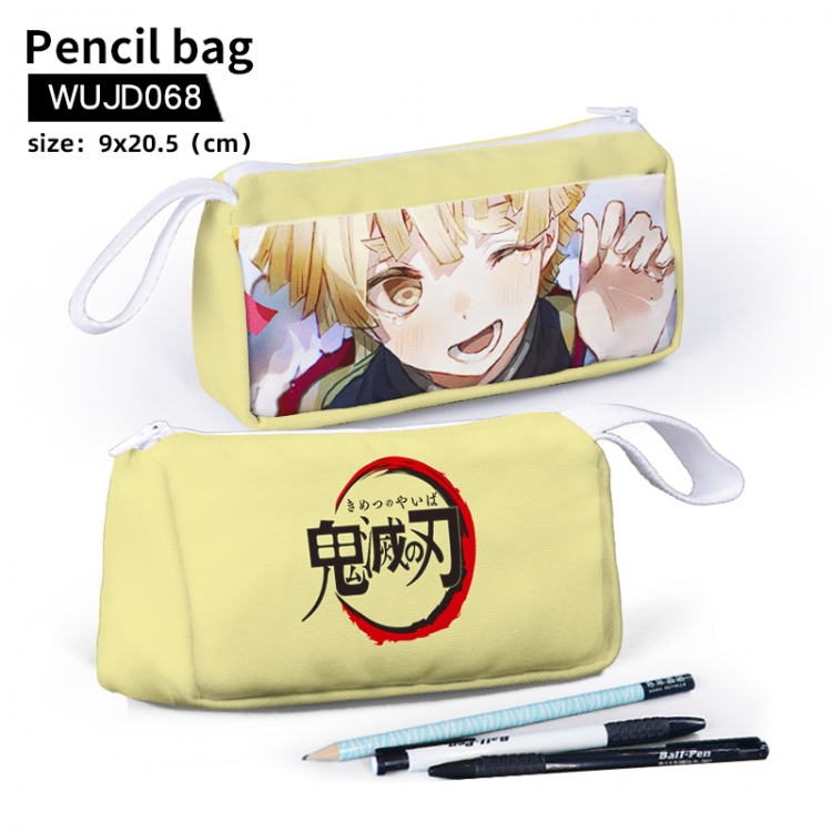 Demon Slayer Kimets Anime-Stationary bag pencil case 9X20.5cm support customization WUJD068