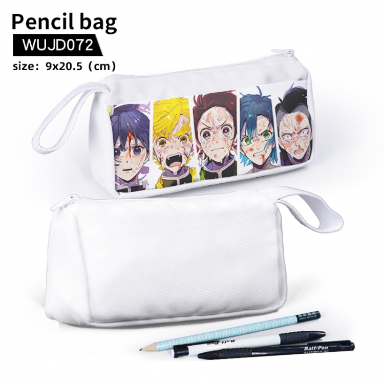 Demon Slayer Kimets Anime-Stationary bag pencil case 9X20.5cm support customization WUJD072