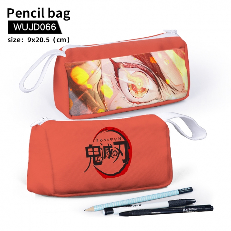 Demon Slayer Kimets Anime-Stationary bag pencil case 9X20.5cm support customization WUJD066
