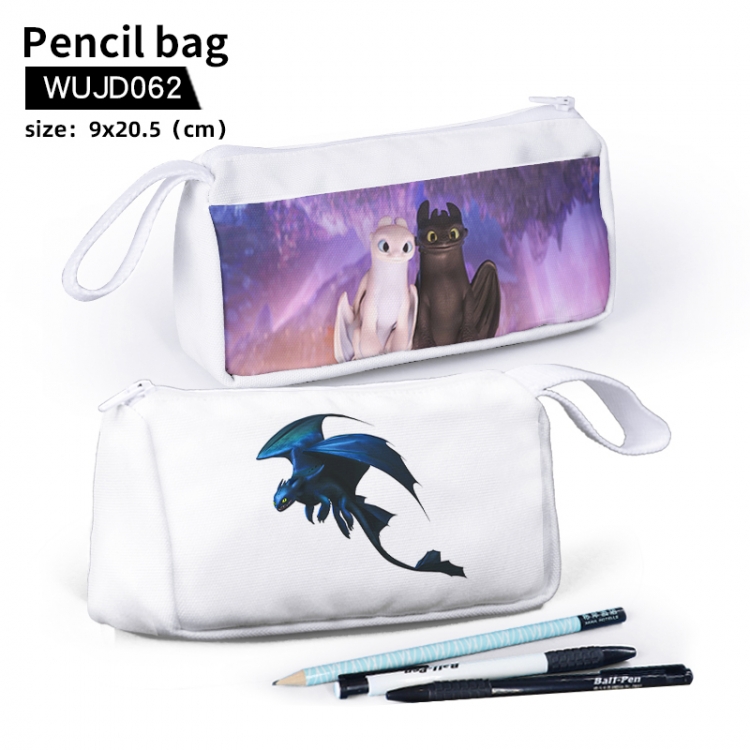 How to Train Your Dragon   Anime stationery bag pencil case Pencil Bag  9X20.5cm support customization WUJD062