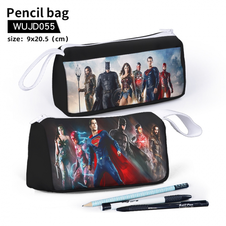 Justice League  stationery bag pencil case Pencil Bag  9X20.5cm support customization WUJD055