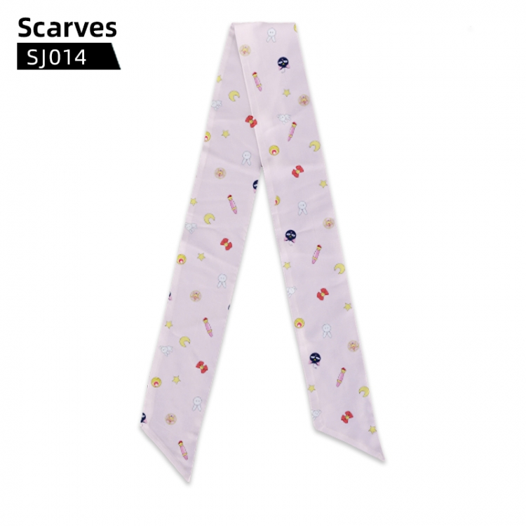 sailormoon Anime silk scarf long small scarf scarf streamer SJ014