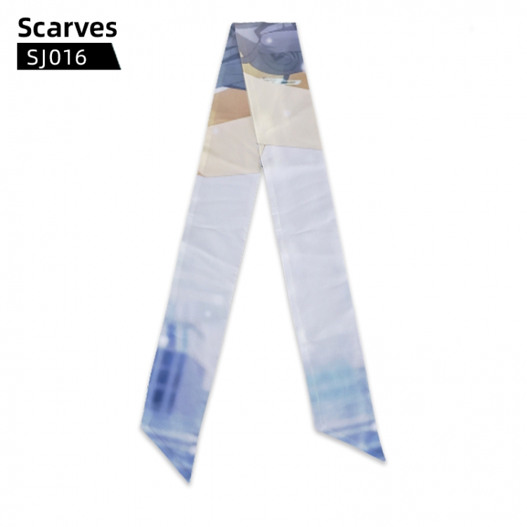 Azure Files Anime silk scarf long small scarf scarf streamer SJ016