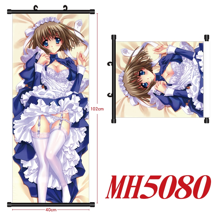 CARNELIAN Anime black Plastic rod Cloth painting Wall Scroll 40X102CM   MH5080