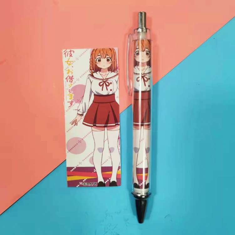 Rent-A-Girlfriend  anime peripheral student ballpoint pen  price for 5 pcs