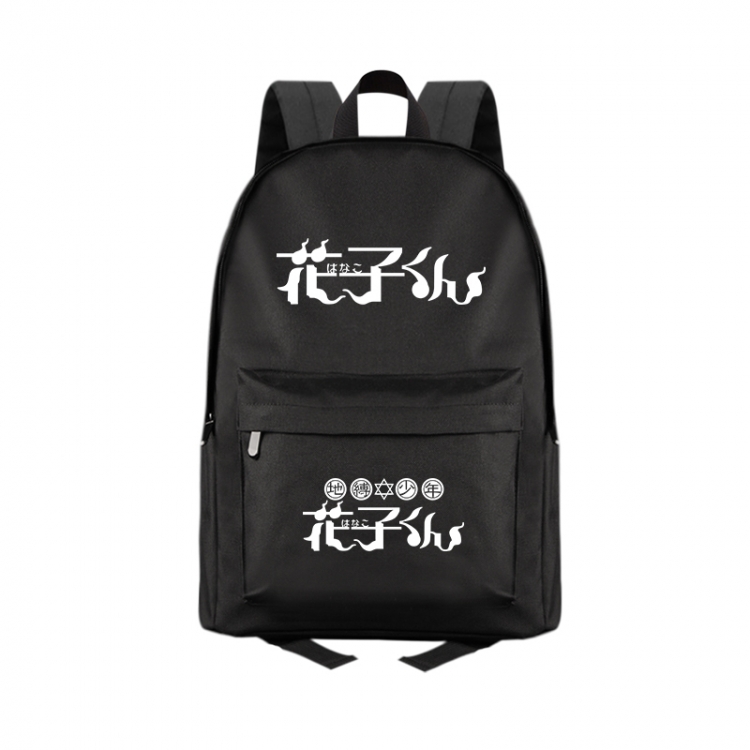 Toilet-Bound Hanako-kun Anime Print Zipper Canvas Multifunctional Storage Bag Backpack 41X29X16cm