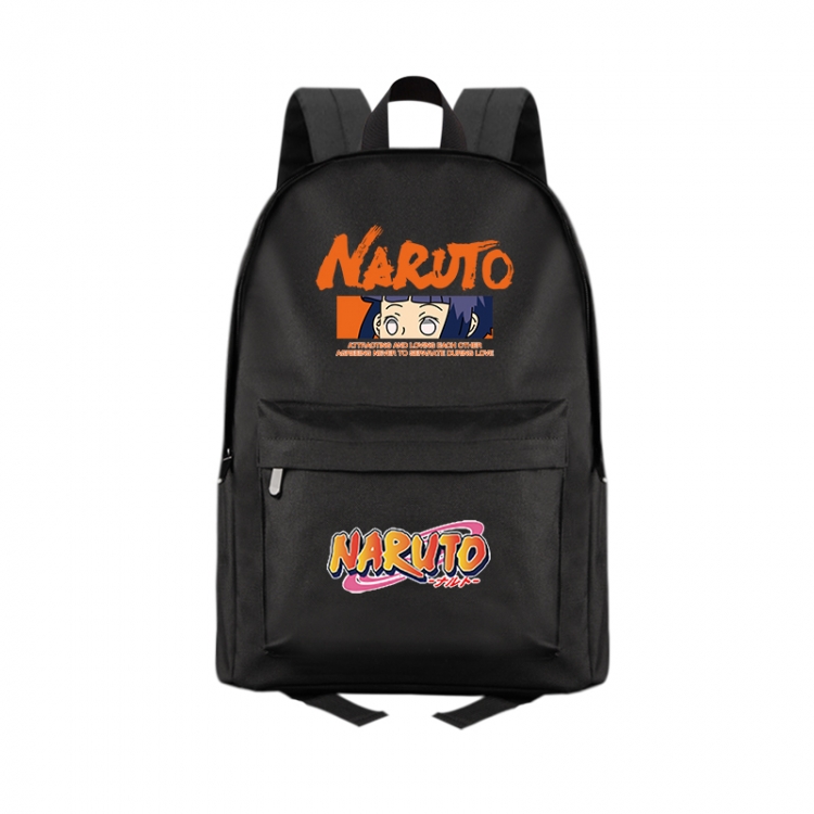 Naruto Anime Print Zipper Canvas Multifunctional Storage Bag Backpack 41X29X16cm