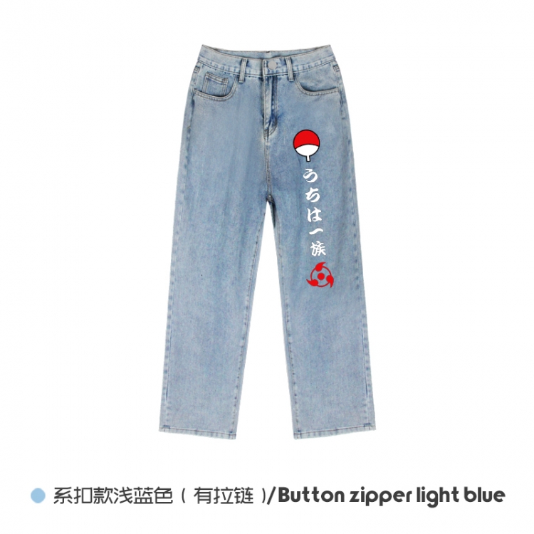 Naruto Elasticated No-Zip Denim Trousers from M to 3XL NZCK03-13