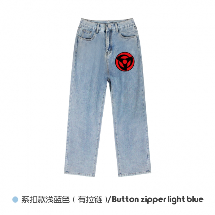 Naruto Elasticated No-Zip Denim Trousers from M to 3XL  NZCK03-9
