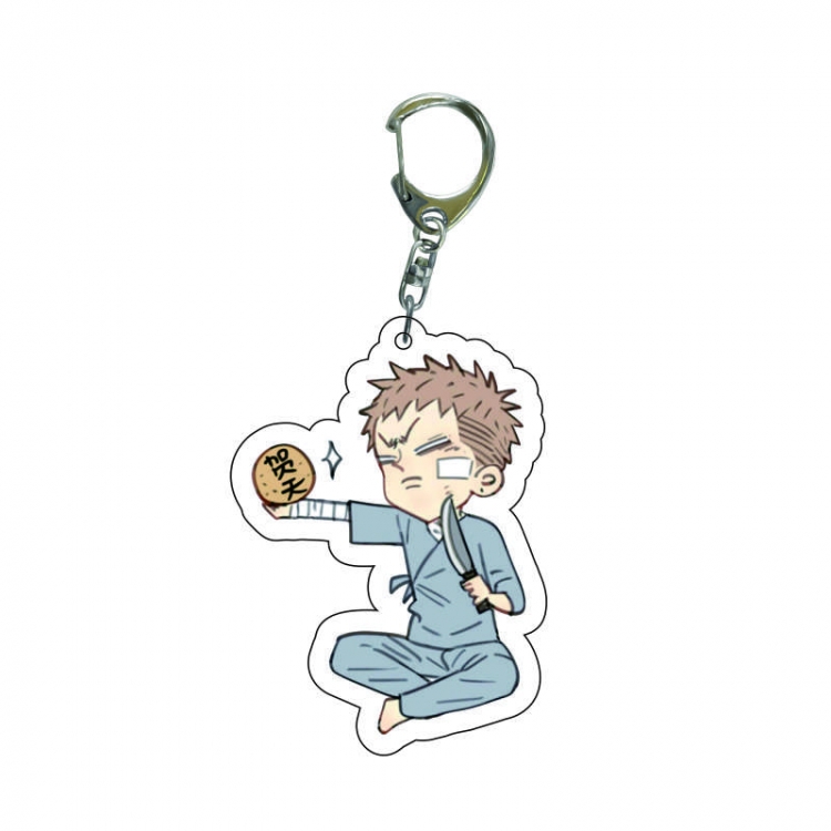 19 days  Anime acrylic Key Chain  price for 5 pcs 8257