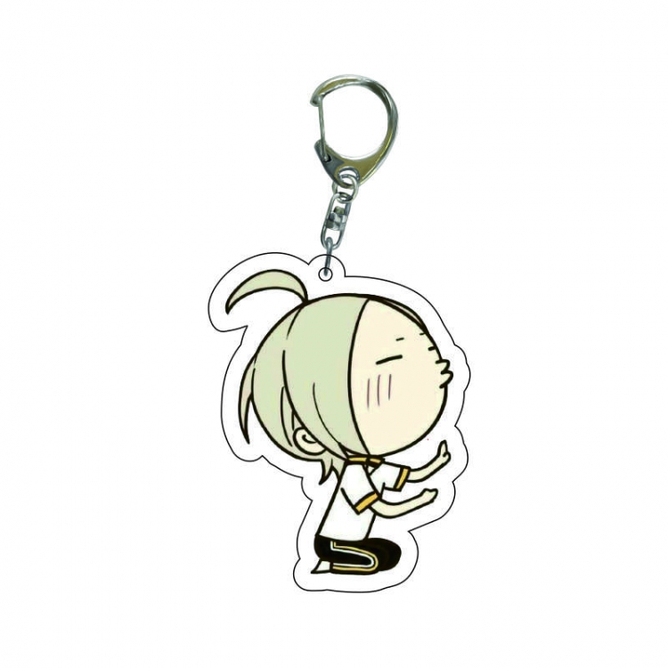 19 days  Anime acrylic Key Chain  price for 5 pcs 8265