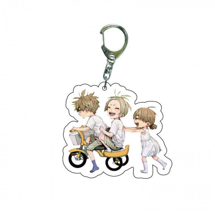 19 days  Anime acrylic Key Chain  price for 5 pcs  8261