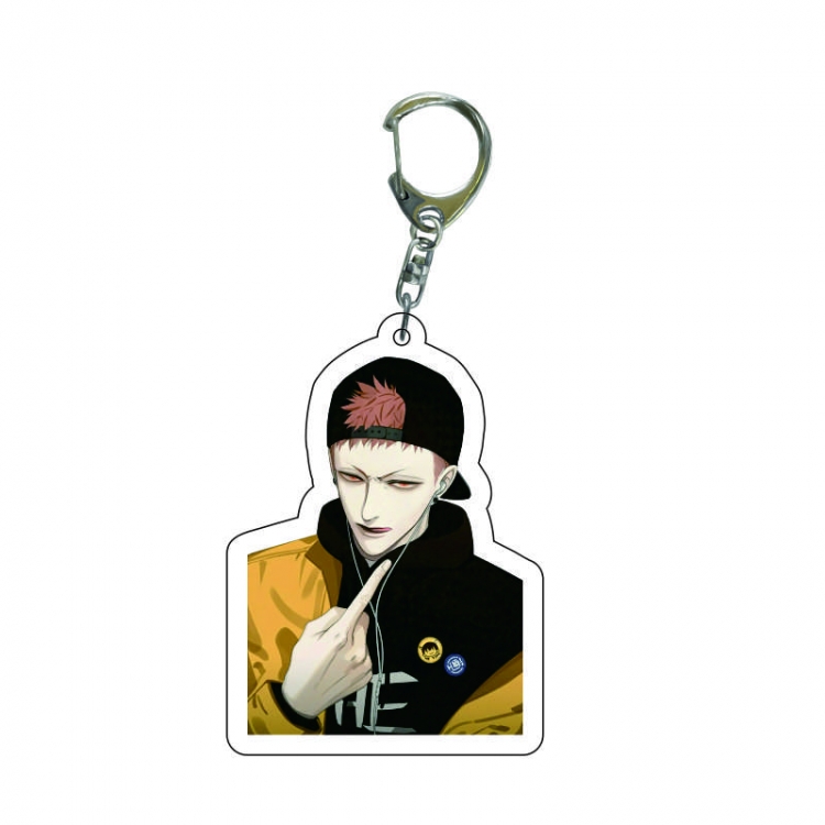 19 days  Anime acrylic Key Chain  price for 5 pcs  8269