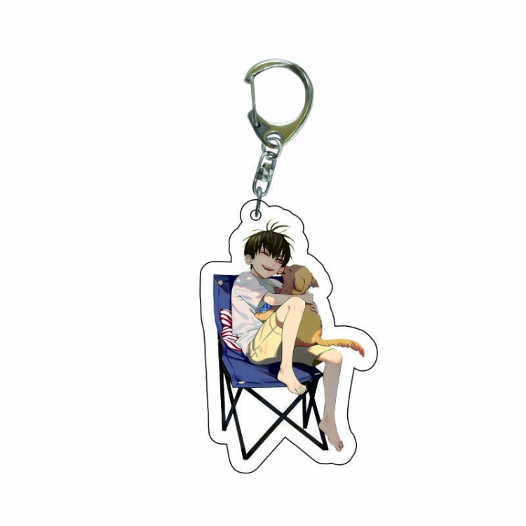 19 days  Anime acrylic Key Chain  price for 5 pcs  8271