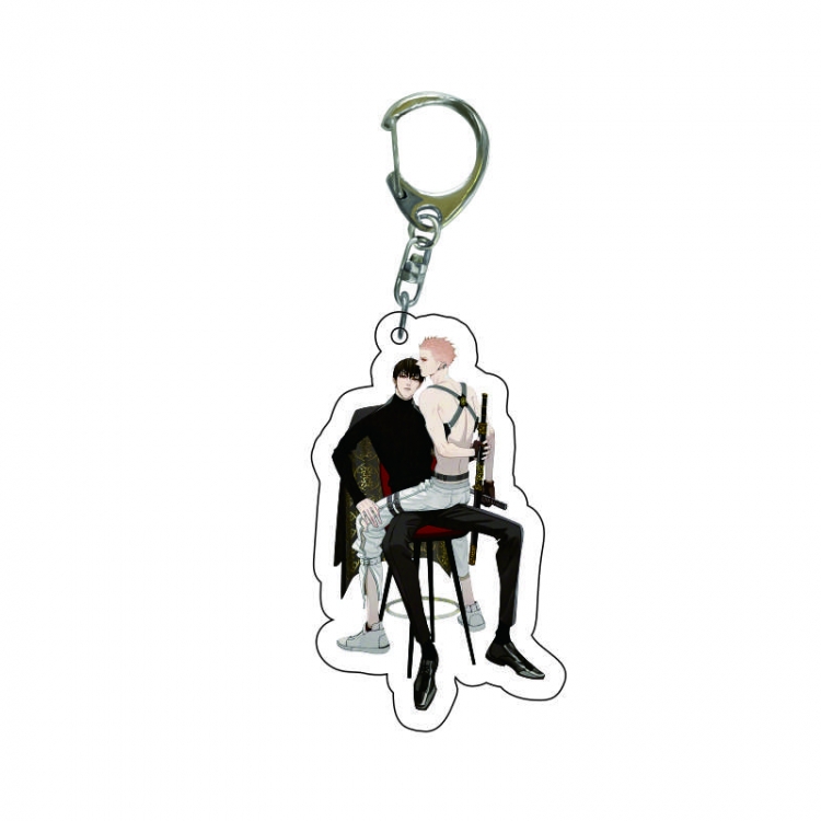 19 days  Anime acrylic Key Chain  price for 5 pcs 8252