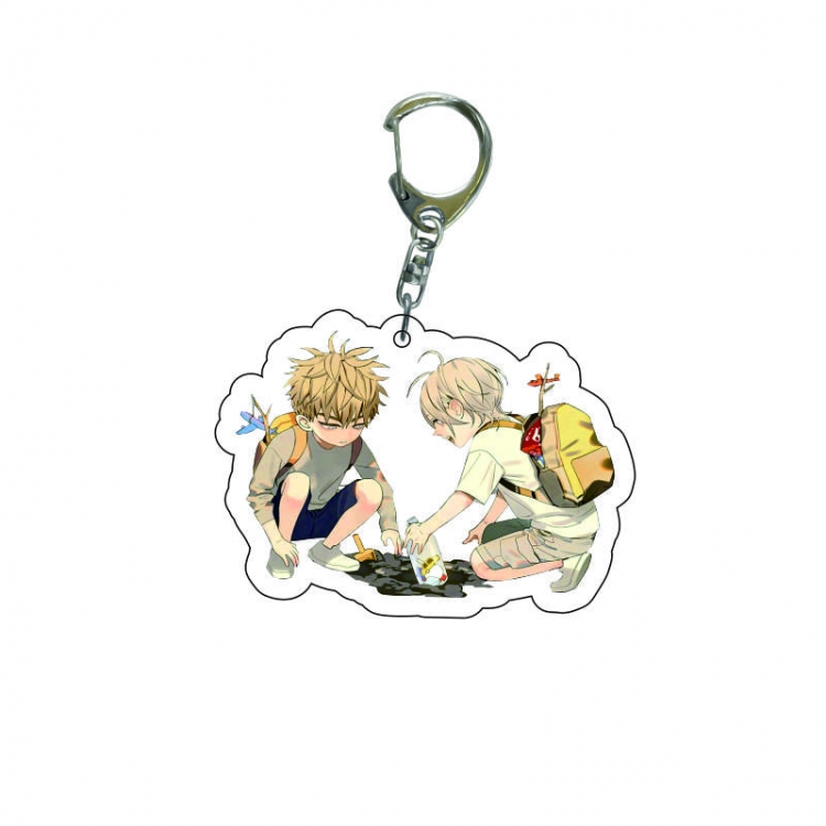 19 days  Anime acrylic Key Chain  price for 5 pcs  8263