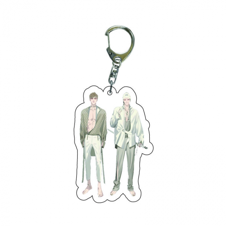 19 days  Anime acrylic Key Chain  price for 5 pcs  8238