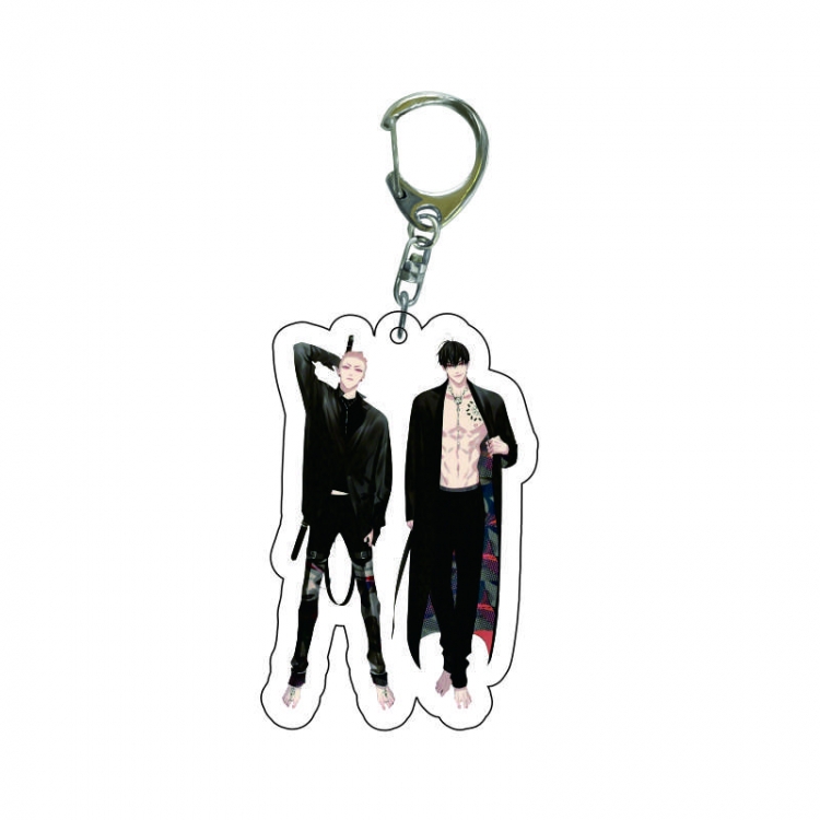 19 days  Anime acrylic Key Chain  price for 5 pcs 8235