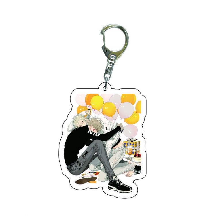 19 days  Anime acrylic Key Chain  price for 5 pcs 8243