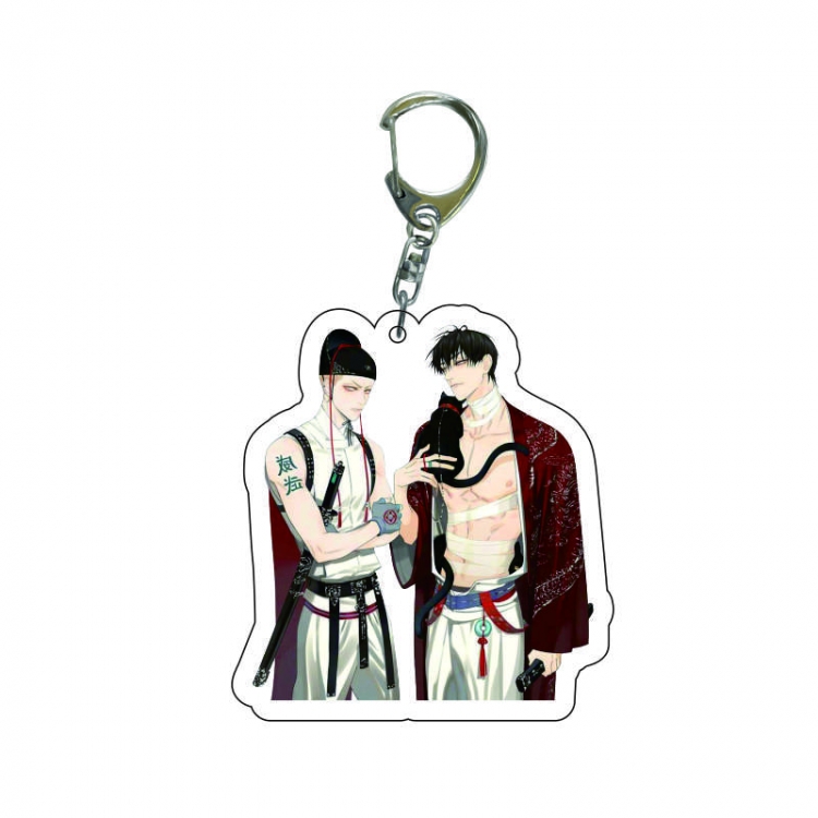 19 days  Anime acrylic Key Chain  price for 5 pcs  8237