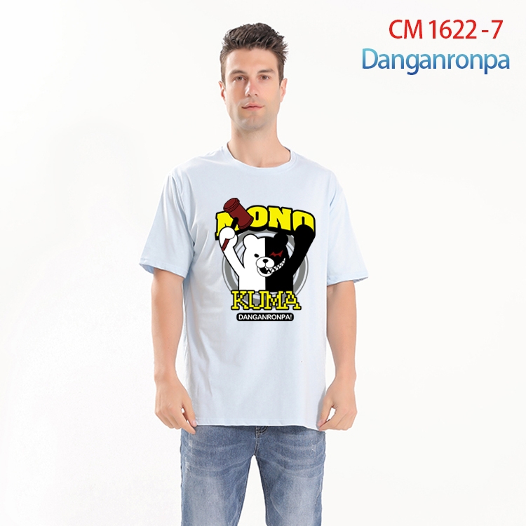 Dangan-Ronpa Printed short-sleeved cotton T-shirt from S to 4XL CM-1622-7