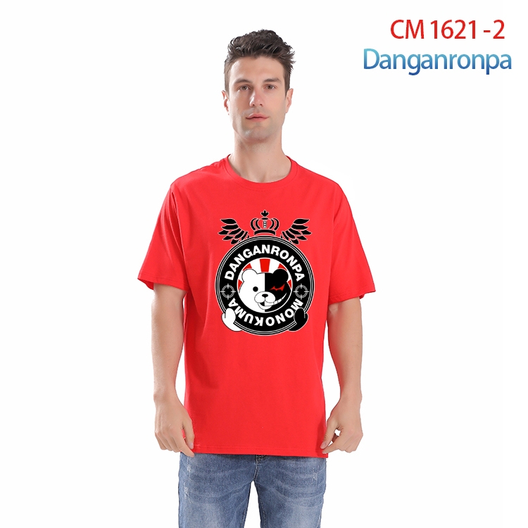 Dangan-Ronpa Printed short-sleeved cotton T-shirt from S to 4XL  CM-1621-2