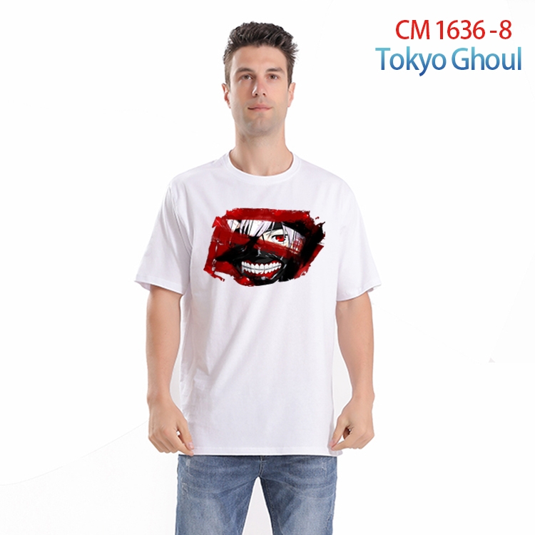 Tokyo Ghoul Printed short-sleeved cotton T-shirt from S to 4XL CM-1636-8