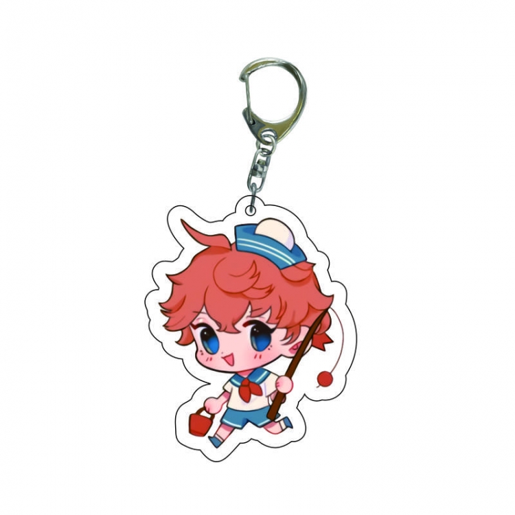 Genshin Impact Anime acrylic Key Chain  price for 5 pcs 8204