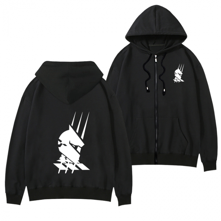 Arknights anime zipper sweater thick coat from S to 3XL