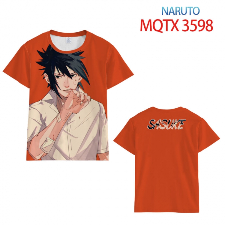 Naruto full color printed short-sleeved T-shirt from 2XS to 5XL  MQTX-3598